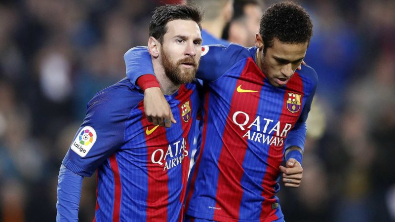 Foto: Neymar y Lionel Messi, con Barcelona / EFE