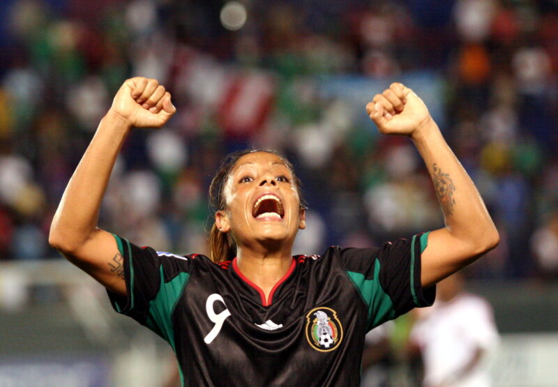 Maribel con la selección mexicana / Foto: unanimodeportes