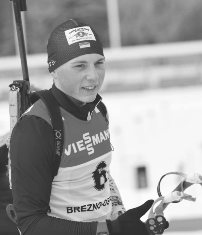 Yevhen Malyshev, biatleta, entre los ucranianos muertos