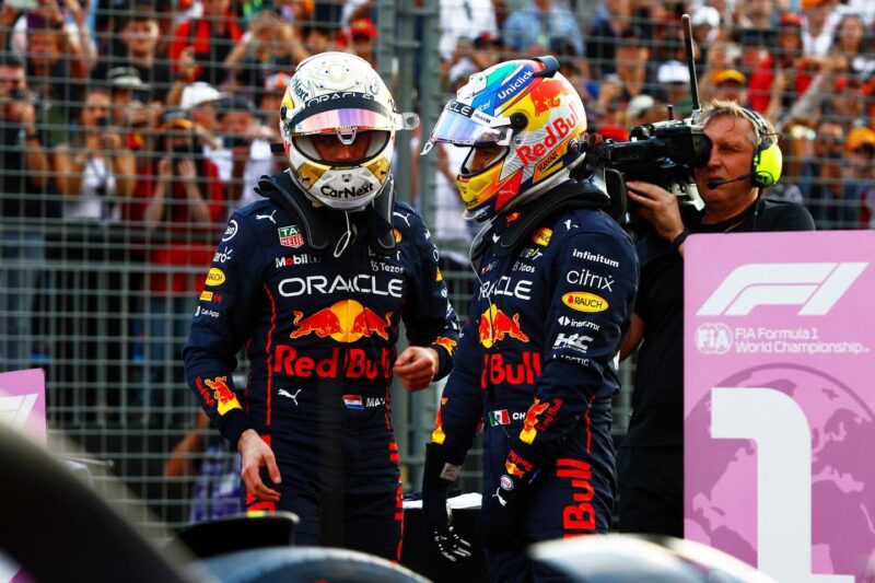 Checo Pérez y Max Verstappen, clasuficacción GP de Australia 2022