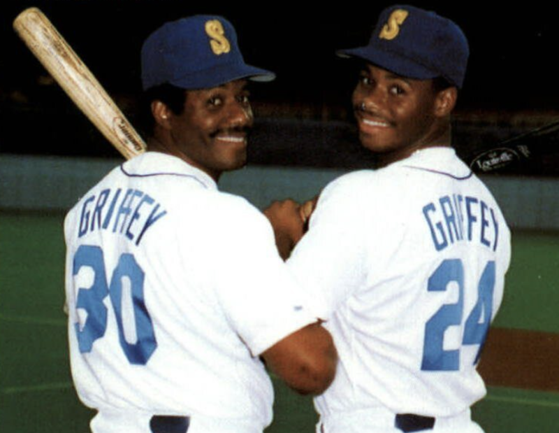 Ken Griffey Jr. y Sr.