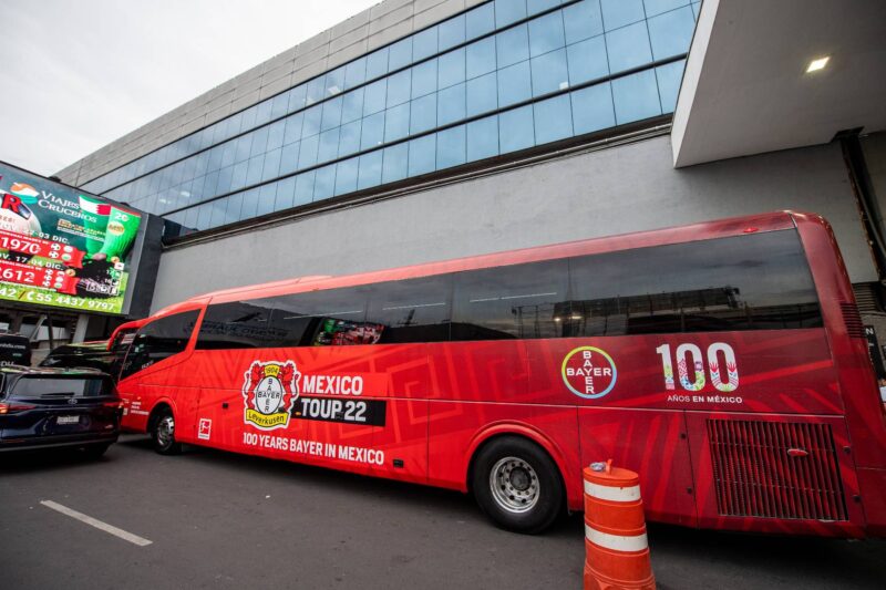 Autobús Bayer Leverkusen Femenil vs. América 2022