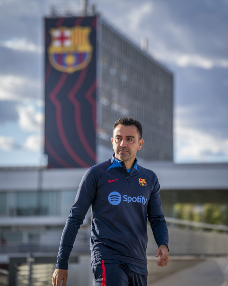 Xavier Hernández, actual DT del FC Barcelona.