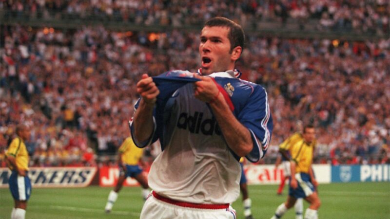 Zidane en la Copa del Mundo Francia 1998