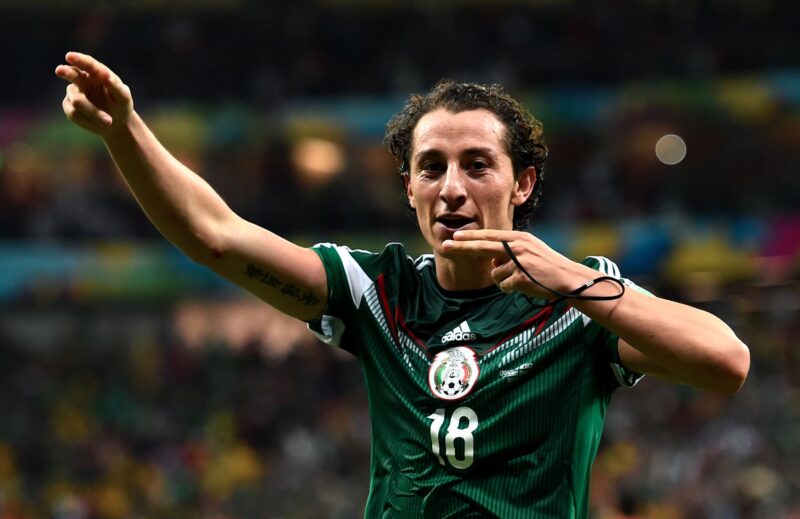 Andrés Guardado, durante el Mundial de Brasil 2014.