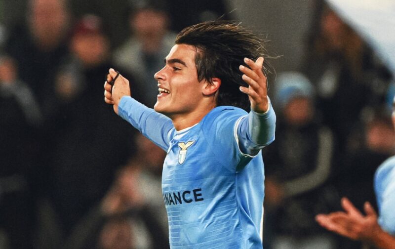 Luka Romero anotó su primer gol en la Serie A.