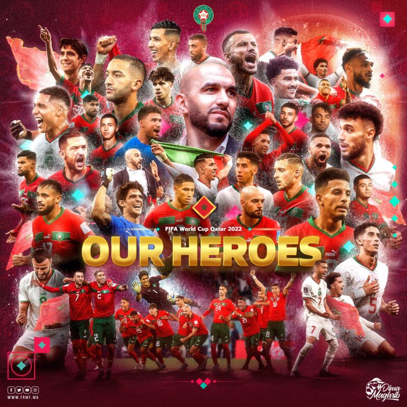 Los marroquíes se despiden de Qatar 2022 como auténticos héroes.