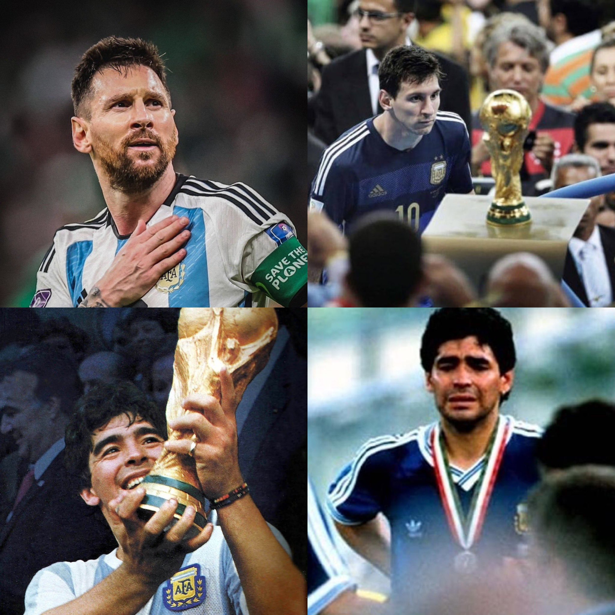 Messi está ante la oportunidad de igualar, e inclusive superar, el legado del 'Pelusa' con la Albiceleste.