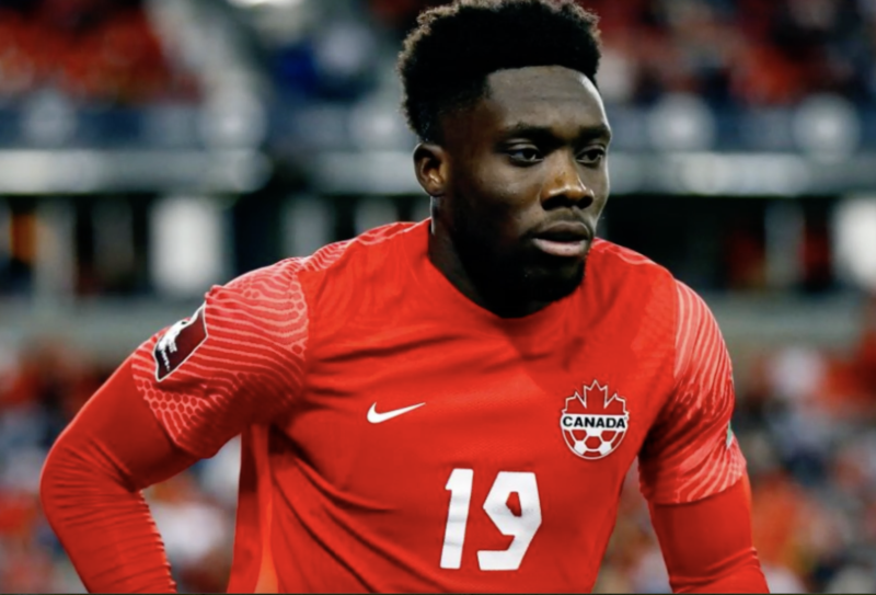 Alphonso Davies (Foto VÍA: @canadasoccer)