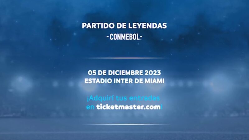 CONMEBOL anuncia "Partido de Leyendas" con Ronaldinho y Agüero