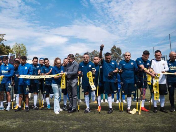 El Club América presentó a su equipo de futbolistas amputados América presentó a su equipo de futbolistas amputados