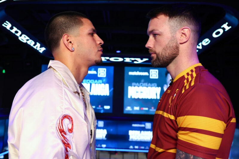 Edgar Berlanga vs Padraig McCrory First Faceoff