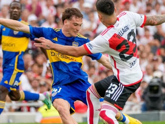 Boca y River empatan en el Superclásico argentino Boca vs River
