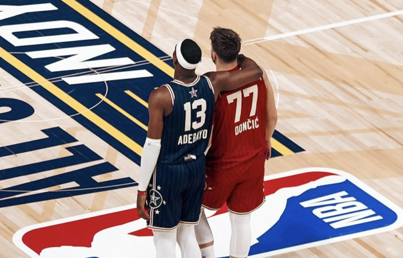 Doncic y uno de los más grandes bloopers del All-Star Luka Doncic en su quinta selección como All-Star