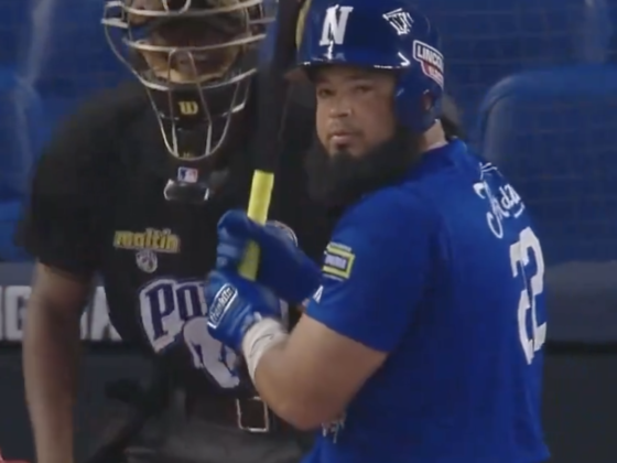 Nicaragua y su histórica carrera en la Serie del Caribe 2024 Cheslor Cuthbert produjo la primera carrera de Nicaragua en una Serie del Caribe
