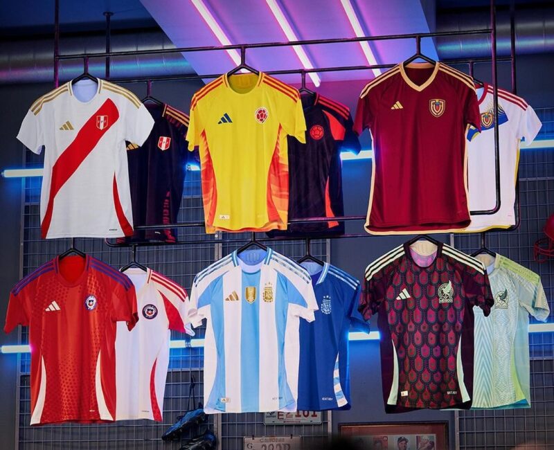 Adidas presenta camisetas para la Copa América 2024