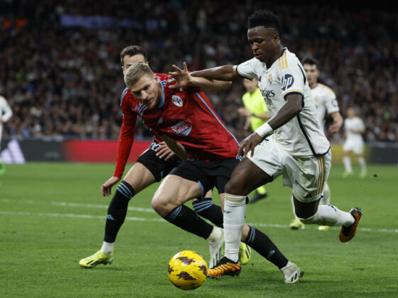 Vinicius provoca controversia con nuevo gesto en el Real Madrid-Celta Vinicius provoca controversia con nuevo gesto en el Real Madrid-Celta