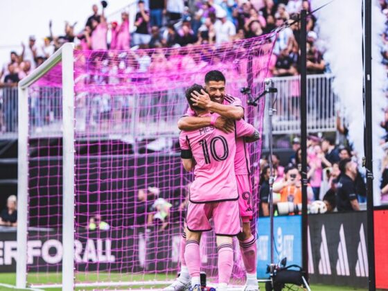 Inter Miami vs Montreal ¡Lionel Messi y Luis Suárez son duda! Luis Suárez festejando con Lionel Messi en la goleada frente al Orlando City en la semana 3 de la MLS. (Foto: 'X' Inter Miami C.F.)