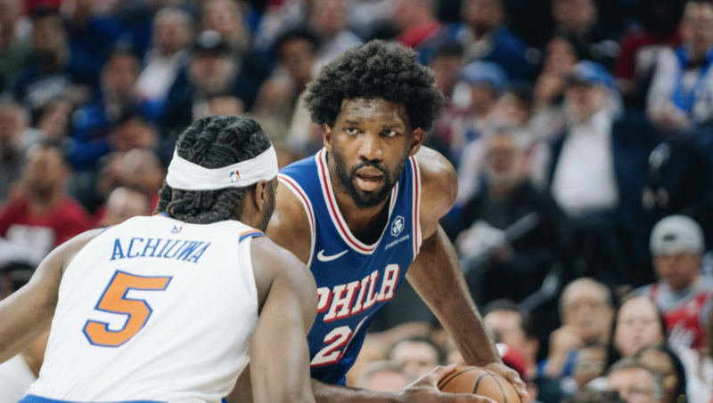 ¡Joel Embiid le da vida a los 76ers frente a los New York Knicks! ¡Joel Embiid le da vida a los 76ers frente a los New York Knicks!