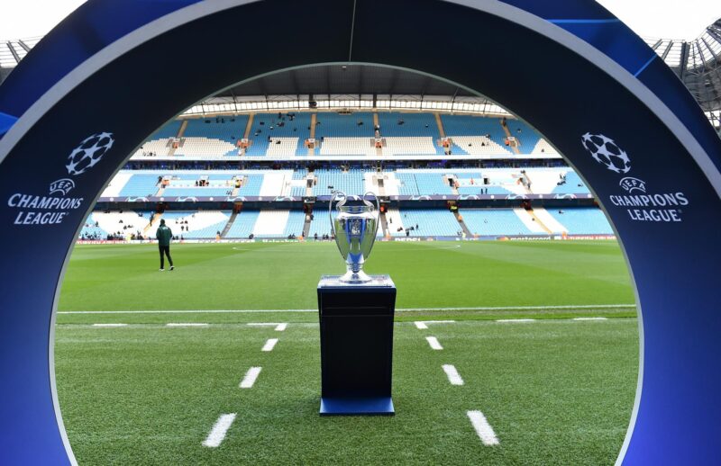 Linkin Park inaugurará la Gran Final de la UEFA Champions League EL trofeo de la UEFA Champions League en Mánchester, Reino Unido. EFE/EPA/PETER POWELL