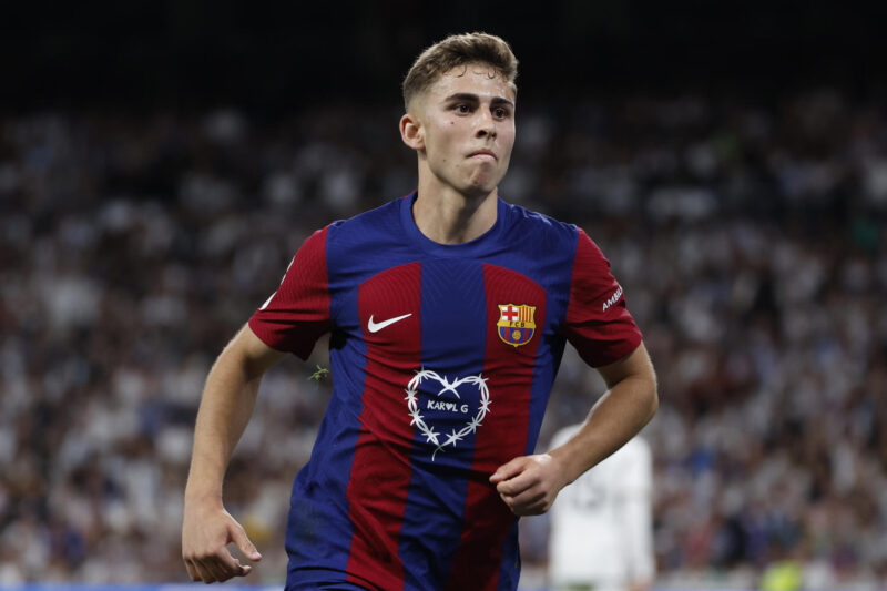 - El centrocampista del FC Barcelona Fermín López en foto de archivo de Daniel Gonzalez. EFE