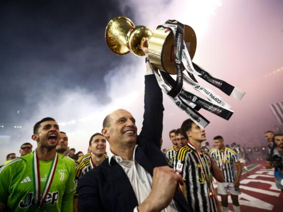Massimiliano Allegri 'pierde la cabeza' en la final de la Copa Italia Massimiliano Allegri