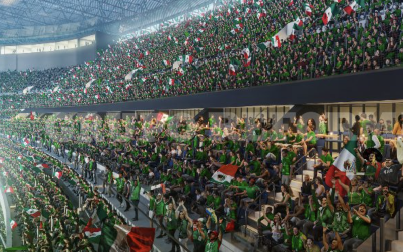 Remodelación del Estadio Azteca. Fuente: GRUPO REFORMA