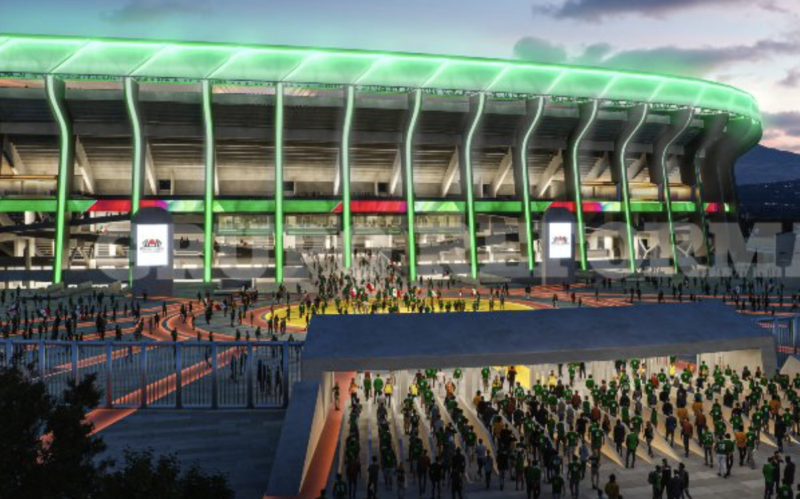 Remodelación del Estadio Azteca. Fuente: GRUPO REFORMA