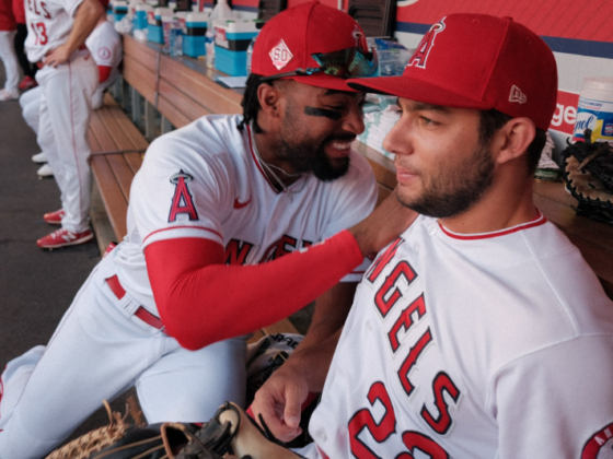 David Fletcher, excompañero de Ohtani, ligado en apuestas ilegales David Fletcher (der), durante su paso por Los Ángeles Angels