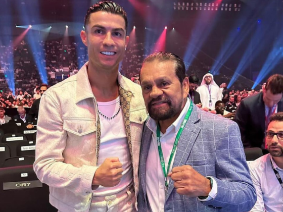 Estos fueron los invitados de lujo para el combate Fury vs. Usyk Cristiano Ronaldo acompañado de la leyenda del boxeo Roberto Duran en la pelea entre Tyson Fury y Oleksander Usyk. (Foto: 'Instagram' @robertoduranbox)