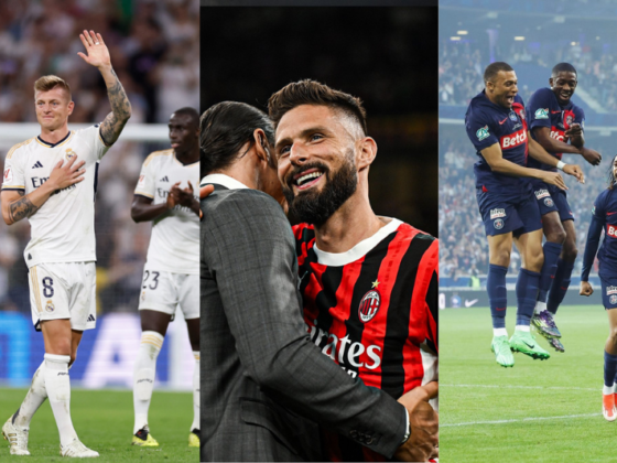 Kroos, Mbappé, Giroud; las despedidas más emotivas del fin de semana Despedidas de Toni Kroos, Kylian Mbappé y Olivier Giroud este fin de semana. (Fotos: 'X' Real Madrid / AC Milan / Paris Saint-Germain)