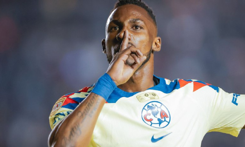 Julián Quiñones, autor del empate en la final de ida del Clausura 2024 entre Cruz Azul y América
