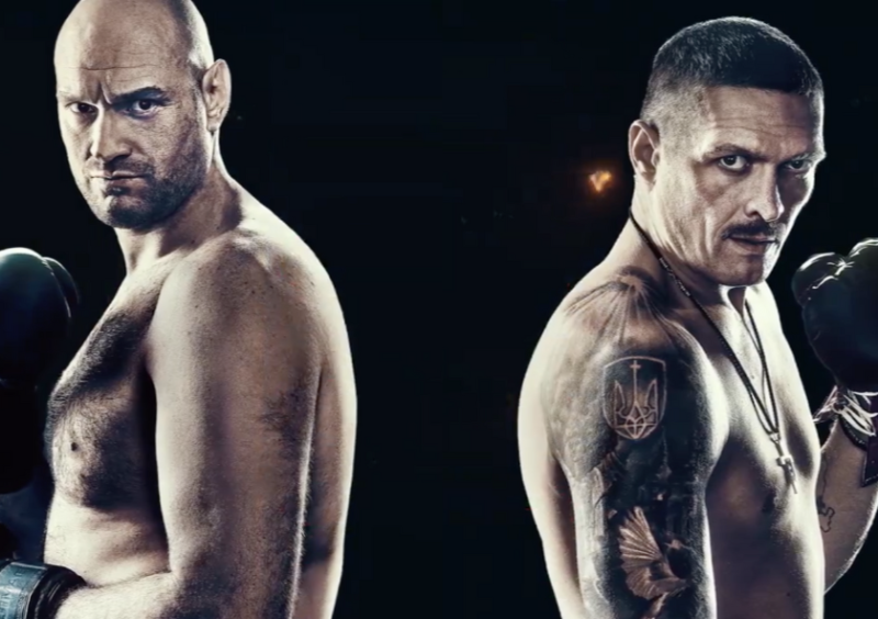 Oleksandr Usyk vs Tyson Fury. (Foto: Captura de pantalla)