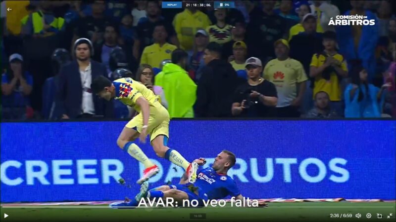 El VAR reveló los audios y ¡No era penal contra Cruz Azul! VAR