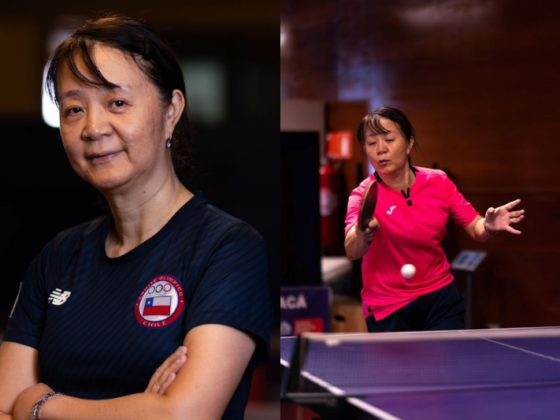 Zhiying Zeng, tenista de mesa asiática que representa a Chile Zhiying Zeng, nacida en China, se prepara para el preolímpico de Lima en busca de llegar a Paris 2024.(Fotos: 'Instagram' @taniazengchile)