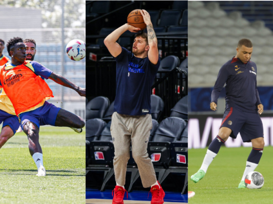 Agenda deportiva del FIN DE SEMANA; Equipos, Horarios y por dónde ver La agenda deportiva del fin de semana con Vinicius Jr., Luka Doncic y Kylian Mbappé. (Fotos: 'X' C.F. Real Madrid / Dallas Mavericks / Paris Saint-Germain)