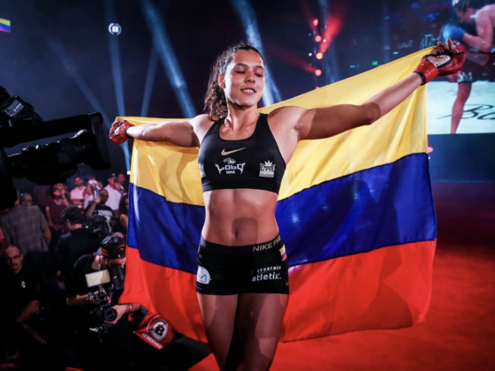 Alejandra Lara, la peleadora colombiana que lucha por una causa social Alejandra Lara