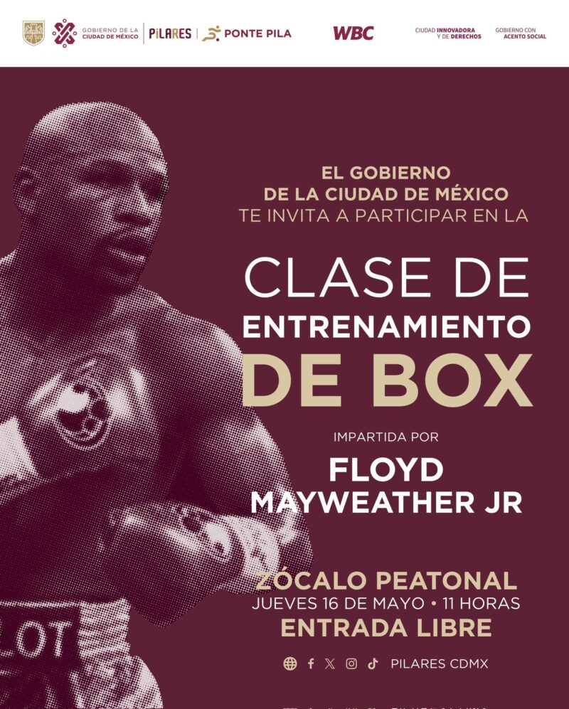 Floyd Mayweather: 'desaparece' el día que oficializan pelea en México