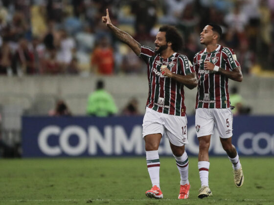 Marcelo fuera del Fluminense por "mutuo acuerdo" tras altercado con DT Marcelo anotó el primer gol del triunfo de Fluminense ante Cerro Porteño en el estadio Maracaná en Río de Janeiro (Brasil). EFE/ Andre Coelho
