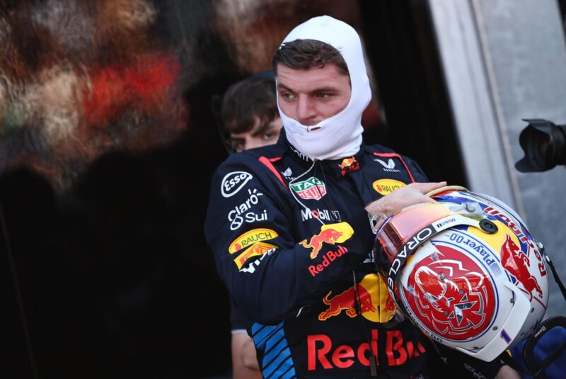 ¿Cuál es la sanción a Max Verstappen en el Gran Premio de Bélgica? El triple campeón del mundo neerlandés Max Verstappen (Red Bull),EFE/EPA/ANNA SZILAGYI