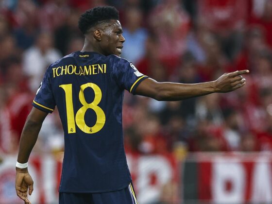 Tchouaméni, baja definitiva para la final de la Champions League El jugador del Real Madrid, Auelien Tchouameni. EFE/EPA/FILIP SINGER