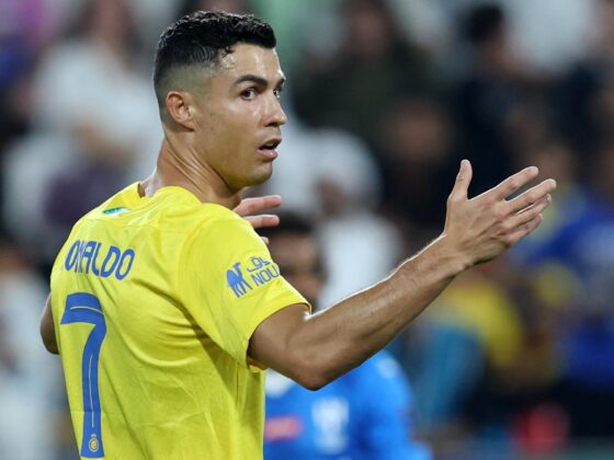 La frustración de Cristiano Ronaldo tras dolorosa derrota con Al-Nassr Cristiano Ronaldo, en un momento de un partido con el Al-Nassr, con el que se ha proclamado máximo goleador de la Liga saudí. EFE/EPA/ALI HAIDER