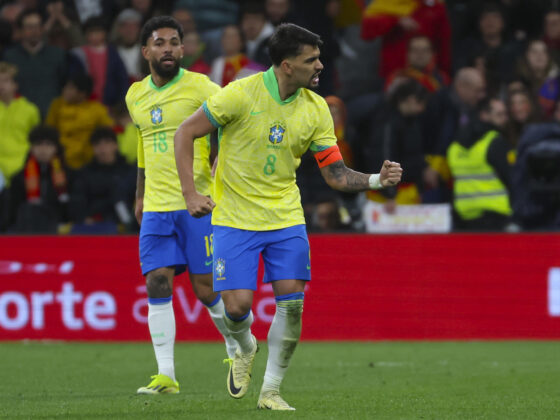 Lucas Paquetá se reivindica tras fallar penal con Brasil Fotografía de archivo del centrocampista de la selección brasileña Lucas Paquetá (d). EFE/Kiko Huesca