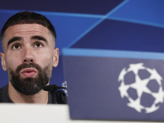 Carvajal admite que Modric, Kroos o Nacho dirán adiós al Real Madrid El defensa del Real Madrid Daniel Carvajal da una rueda de prensa tras un entrenamiento del equipo este martes en la ciudad deportiva del club en Valdebebas, Madrid, en la víspera del partido de vuelta de semifinales de la Liga de Campeones de la UEFA contra el Bayern Múnich. EFE/Sergio Pérez