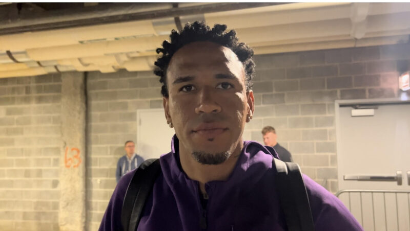El guardameta titular de la selección peruana de fútbol y del club Orlando City de la MLS, Pedro Gallese, fue registrado el pasado 29 de mayo al posar para EFE durante una entrevista, en Chicago (Illinois, EE.UU.). EFE/Andrea Montolivo
