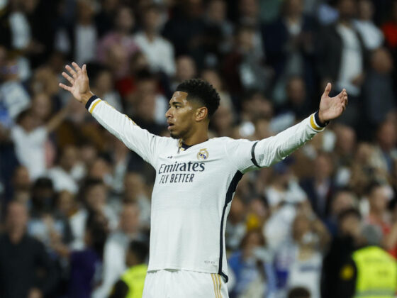 Premio a su nivel: Bellingham es el mejor jugador de diciembre El centrocampista británico del Real Madrid Jude Bellingham en foto de archivo de Juanjo Martín. EFe