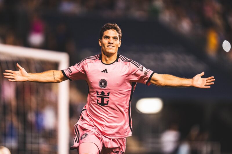 Leo Afonso le da la victoria de último momento al Inter Miami con 9 jugadores. (Foto: 'X' Inter Miami C.F.)