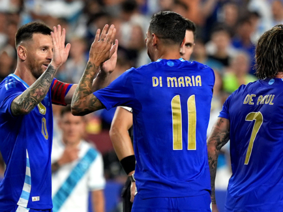 Argentina goleó a Guatemala con doblete de Messi incluido Argentina goleó a Guatemala con doblete de Messi incluido