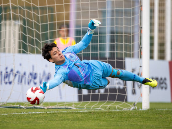 México Sub-23 peleará por quinto puesto en el Torneo Maurice Revello El guardameta de la Selección de México Sub-23 en los penales ante Corea del Sur.(Foto: 'X' Tournoi Maurice Revello)