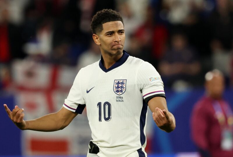 Inglaterra 2 - 1 Países Bajos: Resultado, Resumen y estadísticas El jugador inglés Jude Bellingham reacciona después de ganar el partido del grupo C de la Eurocopa 2024 entre Serbia e Inglaterra en Gelsenkirchen, Alemania. EFE/EPA/FRIEDEMANN VOGEL
